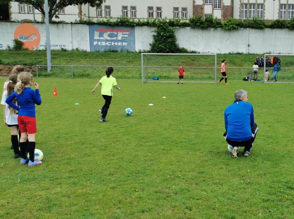 Gemeinsames Mädchentraining