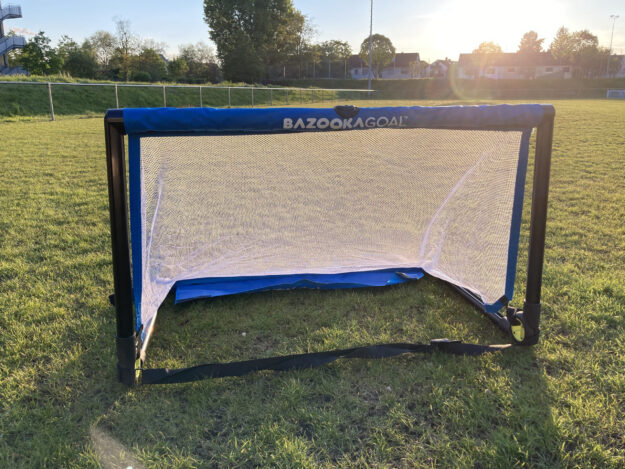 Eines der vier neuen faltbaren Minitore
