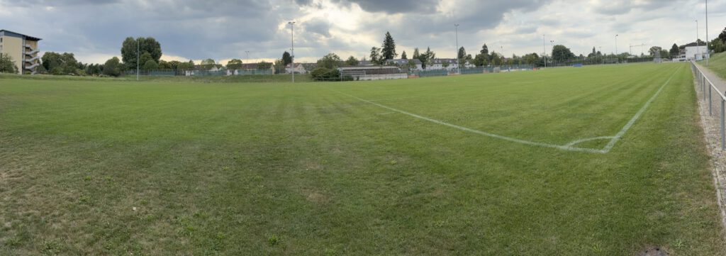 Sportplatz des FC West Karlsruhe an der Hertzstraße.