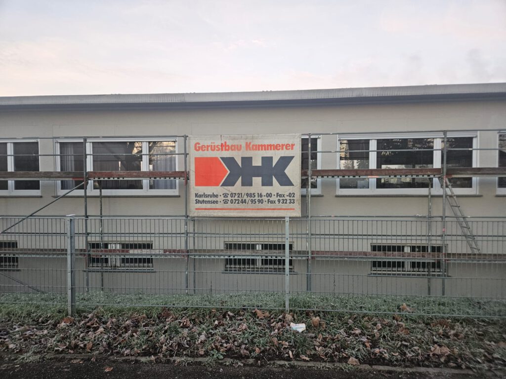 Dank an Gerüstbauer Kammerer